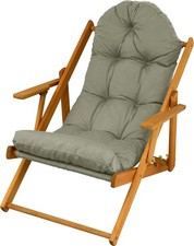 Lettino prendisole in legno