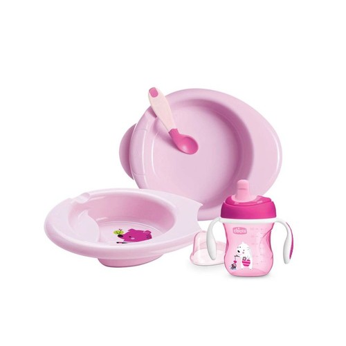 Set pappa rosa chicco - set,