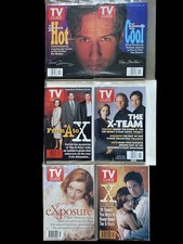 X-FILES MAGAZINES 6 TV GUIDES