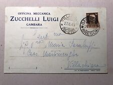 BRESCIA - Gambara - Officina Meccanica Zucchelli Luigi