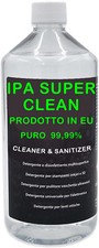 ALCOOL ISOPROPILICO PURO 99.9% ISOPROPANOLO IPA CLEAN PULIZIA SUPERFICI 1LT 
