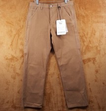 ROY ROGERS x DAVES NEW YORK Pantalone Uomo Taglia 31 Marrone Falegname DICHIARAZIONE $160