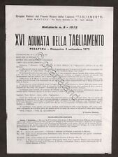 Gruppo Reduci Fronte Russo Legione Tagliamento - Mantova Notiziario N. 5 - 1972