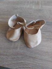 Scarpe Cuoio Bambola Vintage