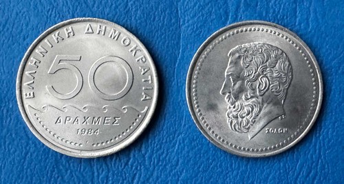 Dracme apaxme 1984 moneta - 1984,