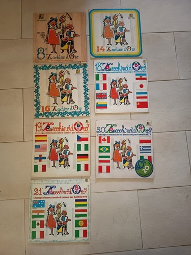 Lotto vinili zecchino oro - vinili, d’oro