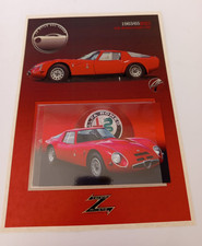 ♥ FOGLIO + CARTOLINA ALFA ROMEO GIULIA TZ2 1963/65 2021 AUTO F16