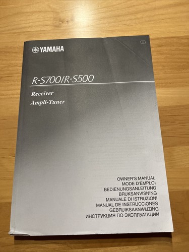 Yamaha s700 s500 - yamaha, r-s700/r-s500