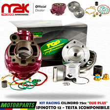 CILINDRO GRUPPO TERMICO TOP 2 DUE PLUS 75 MINARELLI AM6 Ø49,5 TESTA SCOMPONIBILE