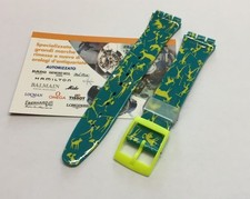 Cinturino in plastica Swatch omini del paleolitico originale attacco 17mm