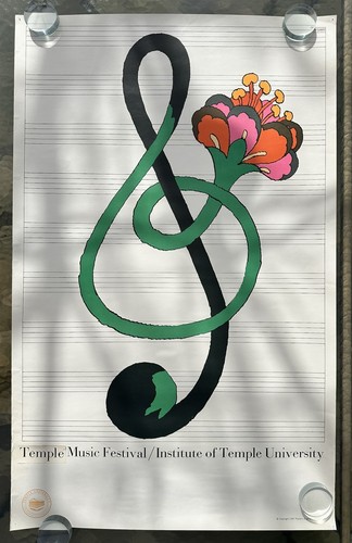 Poster milton glaser temple - glaser,