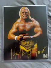 Foto firmata Hulk Hogan 8x10