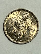 Sixpence 1966 non circolato