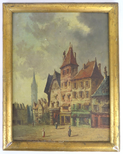 Quadro antico firmato bovy - quadro,