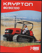 Scheda brochure trattore