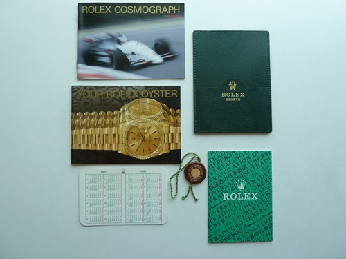 Rolex daytona booklet set - rolex,