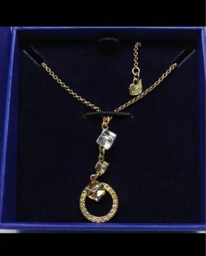 Swarovski necklace with three - swarovski,