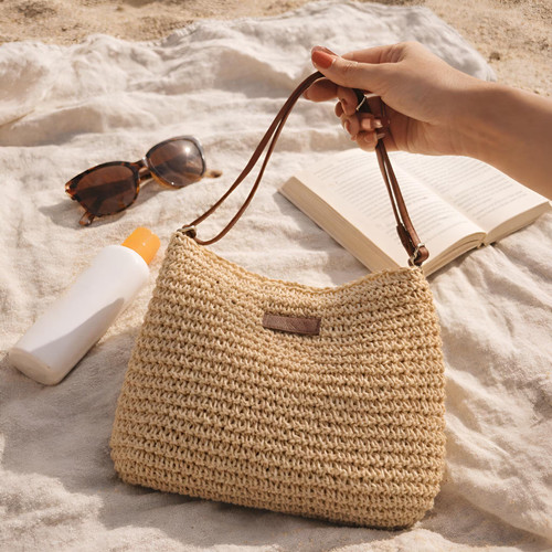 Borsa tracolla paglia - borsa,