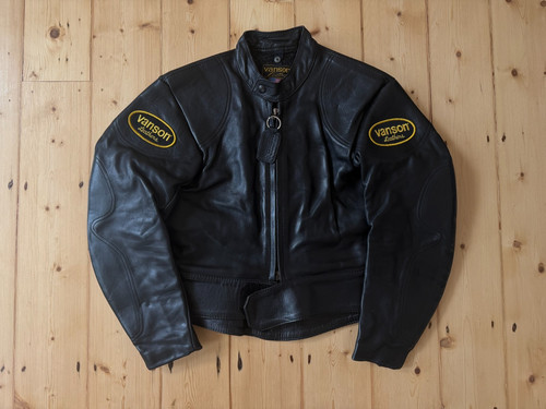 Giacca pelle nera - giacca, di