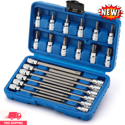 Juego vasos con puntas torx - juego,