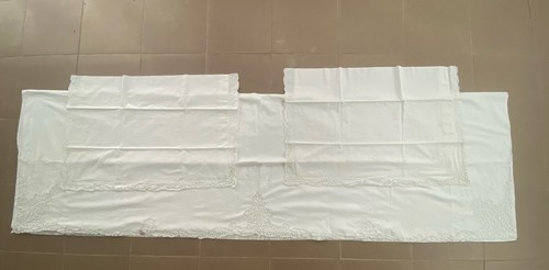 Set matrimoniale con pizzo