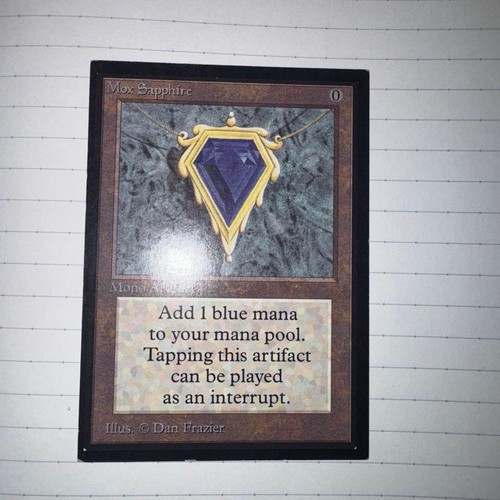 Mtg mox sapphire edizione - mox, ce