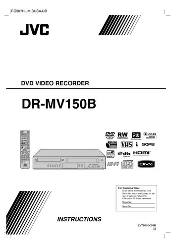 Jvc mv150b registratore dvd - registratore,
