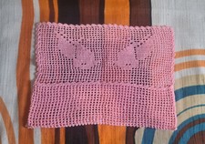 Centrino rettangolare rosa