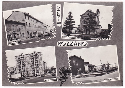 P01253 cartolina rozzano - cartolina,