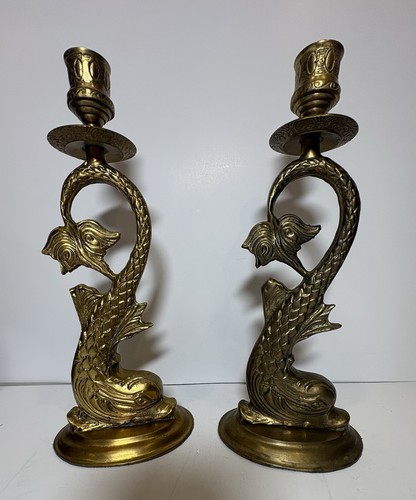 Coppia portacandele vintage