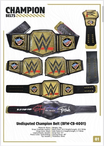 Cintura wwe replica - cintura,