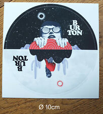 Adesivo Burton snowboard sci
