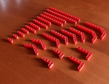 Lotto 87 Lego Technic Rosso