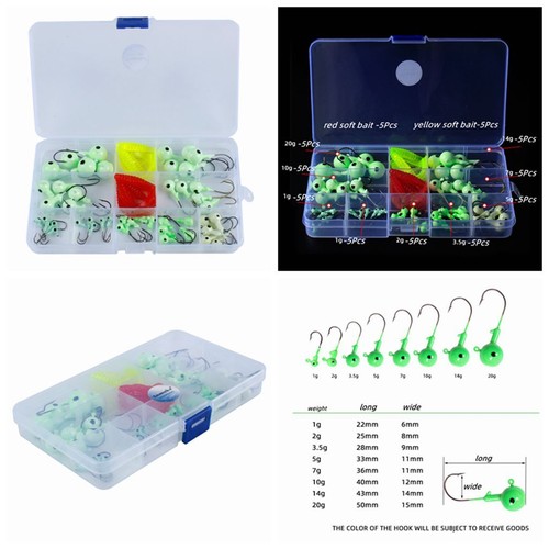 20g piombo luminoso jig - luminoso,