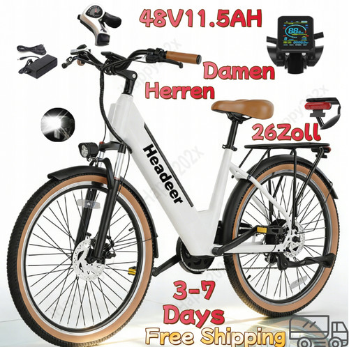 Bicicletta elettrica - elettrica, 26