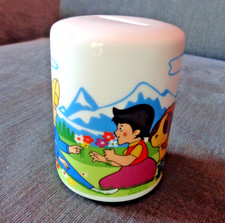 HEIDI TAURUS FILM W. GERMANY SALVADANAIO CARTONI ANIMATI MANGA COIN BANK VINTAGE