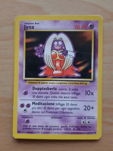 Jynx carta pokémon - pokémon,