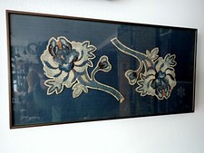 Applique antica seta cinese