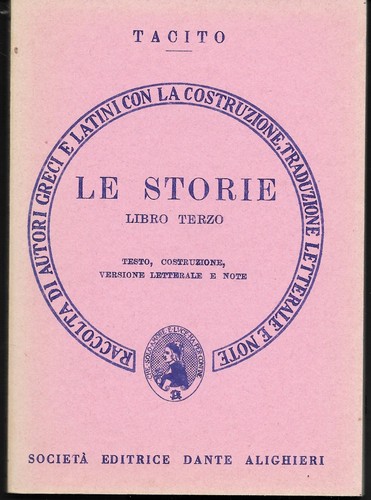 Tacito storie libro - storie,,