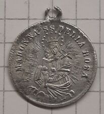 MADONNA DELLE ROSE e SAN ANTONIO Medaglia Religiosa Devoz. Votiva DA CATALOGARE