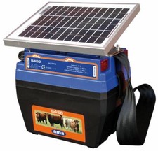ELETTRIFICATORE CON PANNELLO SOLARE PER RECINTO ELETTRICO AMA S450 LUNGHEZ 3,5KM