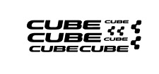 adesivi bici -  10 adesivi Cube - stickers Cube