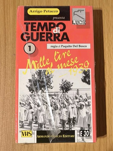 Vhs tempo guerra mille lire - di,