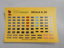 FDS30 by 94 FDS DECALS TARGHE AMERICANE FERRARI, MASERATI, PORSCHE, LAMBO 1/43