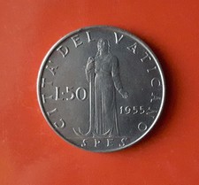 Lire 1955 vaticano - 50, [b591]