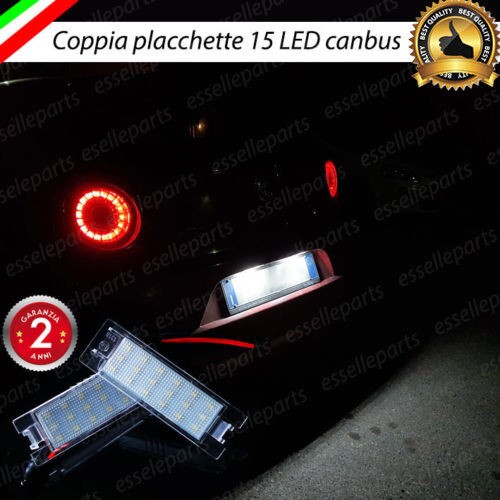 Coppia placchette led - a, luci