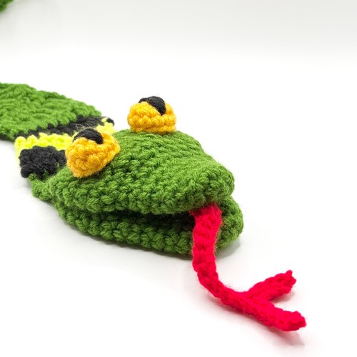 Jumbo squished snake bookmark - jumbo,
