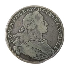 TALLERO ARGENTO GERMANIA BAVARIA 1755 MAXIMILLIAM III JOSEF