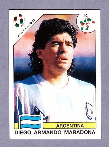Maradona figurine panini - maradona,