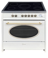Gurari GCH E 912 Cr Cucina elettrica retrò 90 cm in vetroceramica piano cottura